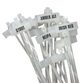 Label Ties for Beer Lines